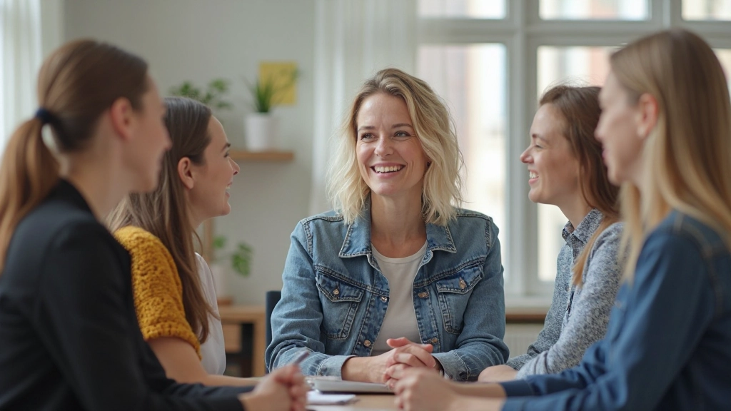 Groepscursus Nederlands met leraar en studenten in klasruimte